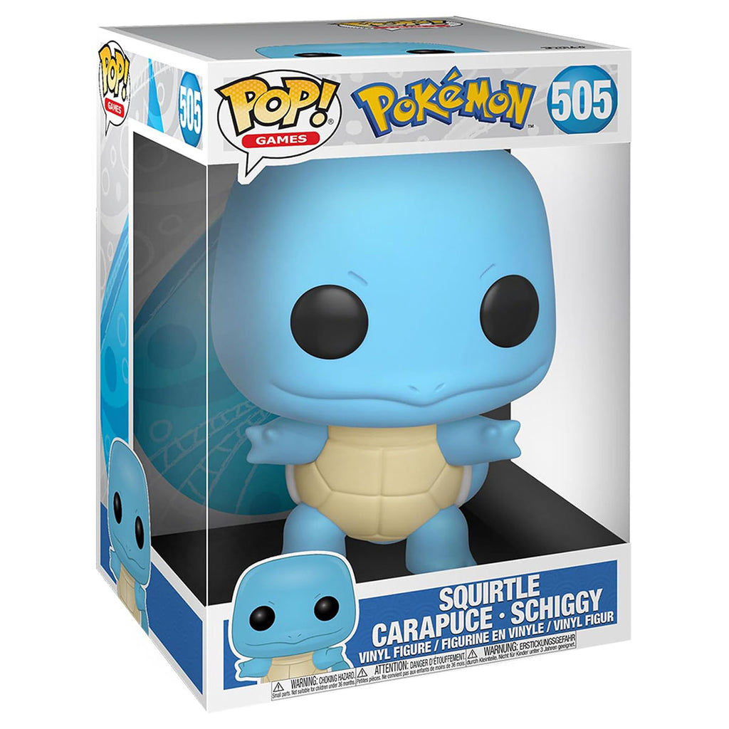Funko Pop! Games: Pokémon Squirtle 10" Vinyl Figure #505