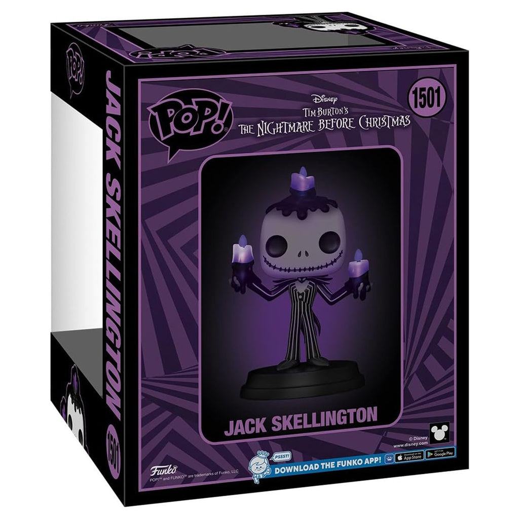 Funko Pop! The Nightmare Before Christmas: Jack Skellington Light Up Super Vinyl Figure #1501