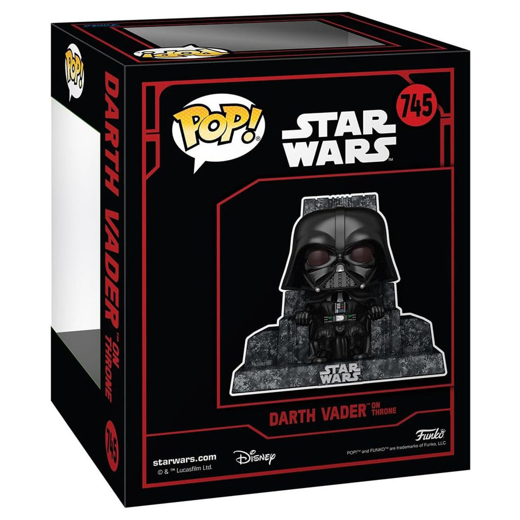 Funko Pop! Star Wars: Darth Vader on Throne Deluxe Vinyl Figure #745