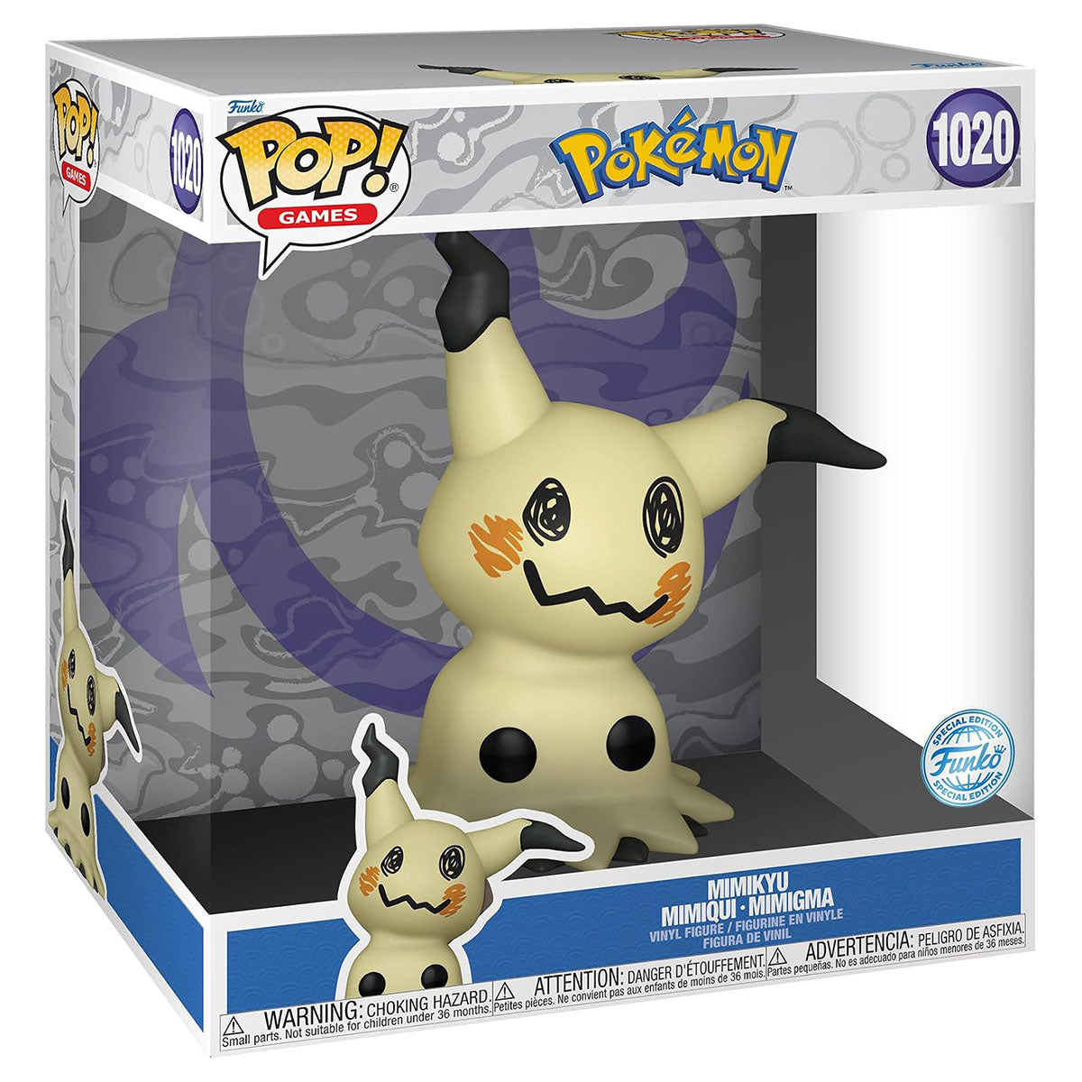Funko Pop! Games: Pokémon: Mimikyu Jumbo Vinyl Figure #1020