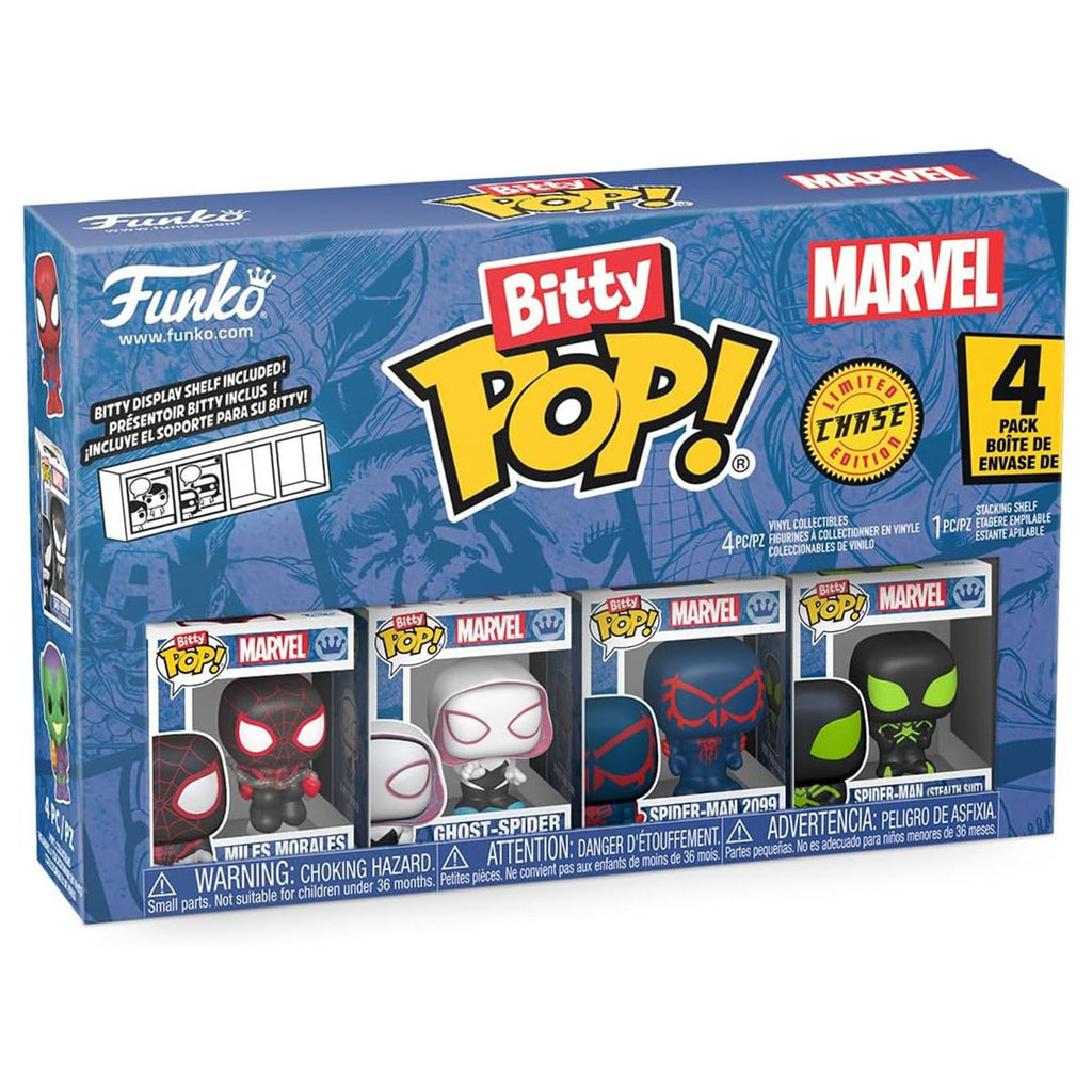 Funko Bitty Pop! Marvel Spider-Man Series 2 Chase Edition (4 Pack)
