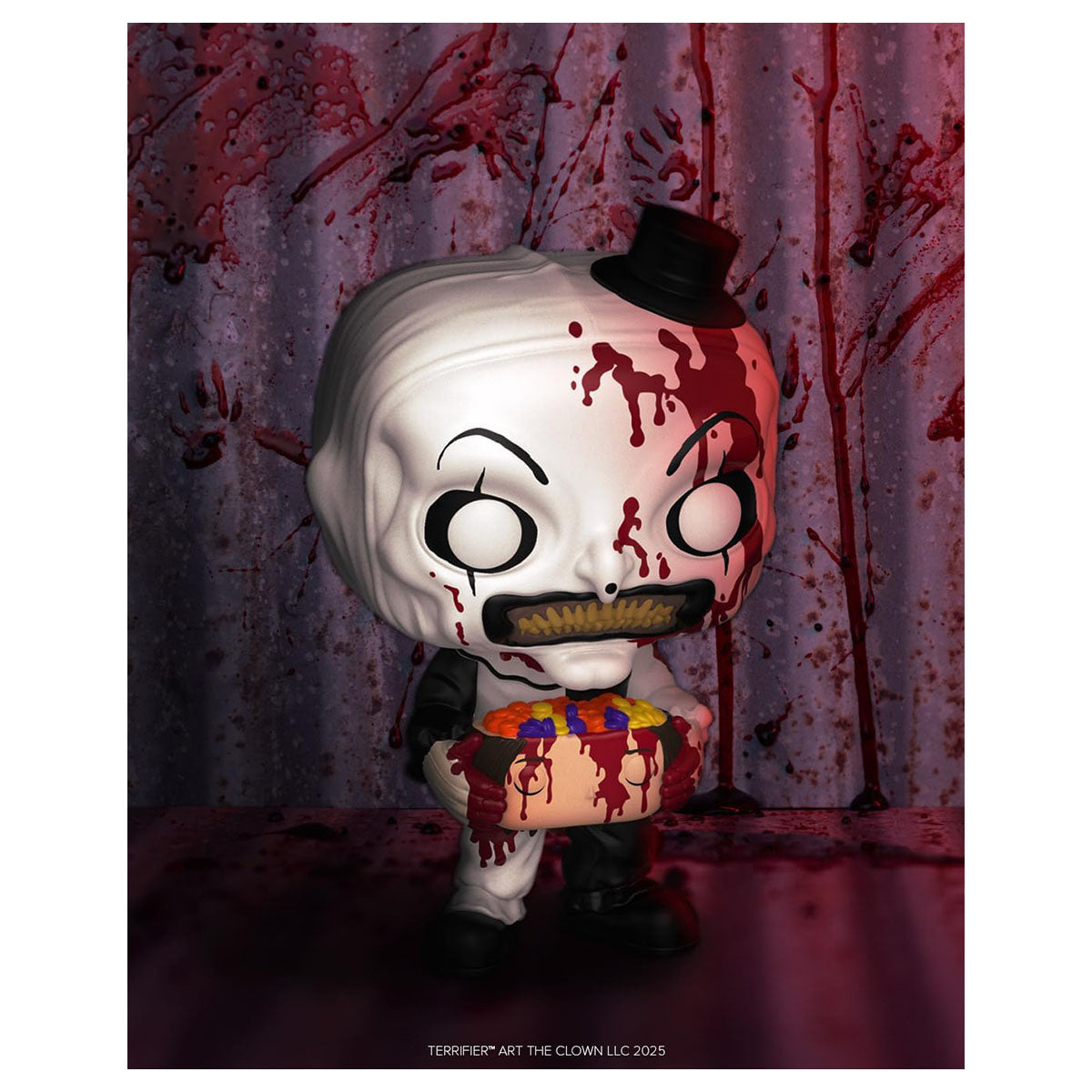 Funko POP! Movies 1796: Terrifier 2 Art The Clown with Candy Filled Head