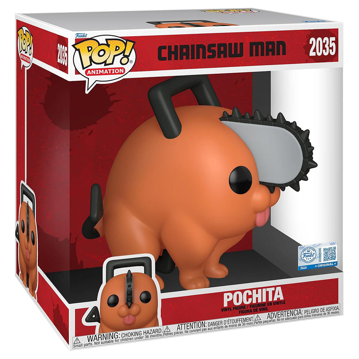 Funko Pop! Chainsaw Man: Pochita Jumbo Vinyl Figure #2035