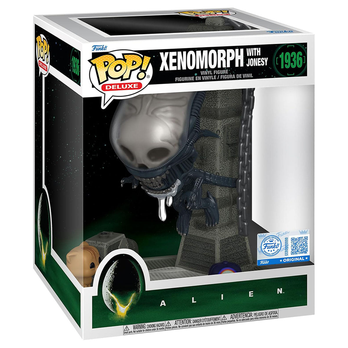 Funko Pop! Deluxe: Alien: Xenomorph with Jonesy Vinyl Figure #1936