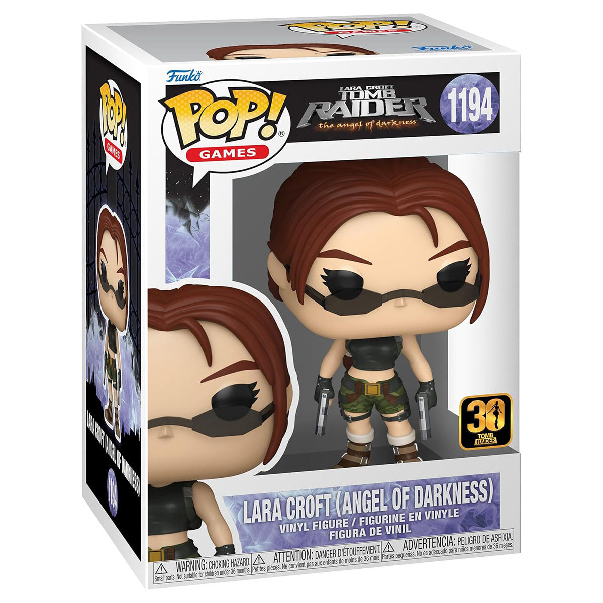 Funko Pop! Games: Tomb Raider: Lara Croft (Angel of Darkness) Vinyl Figure #1194