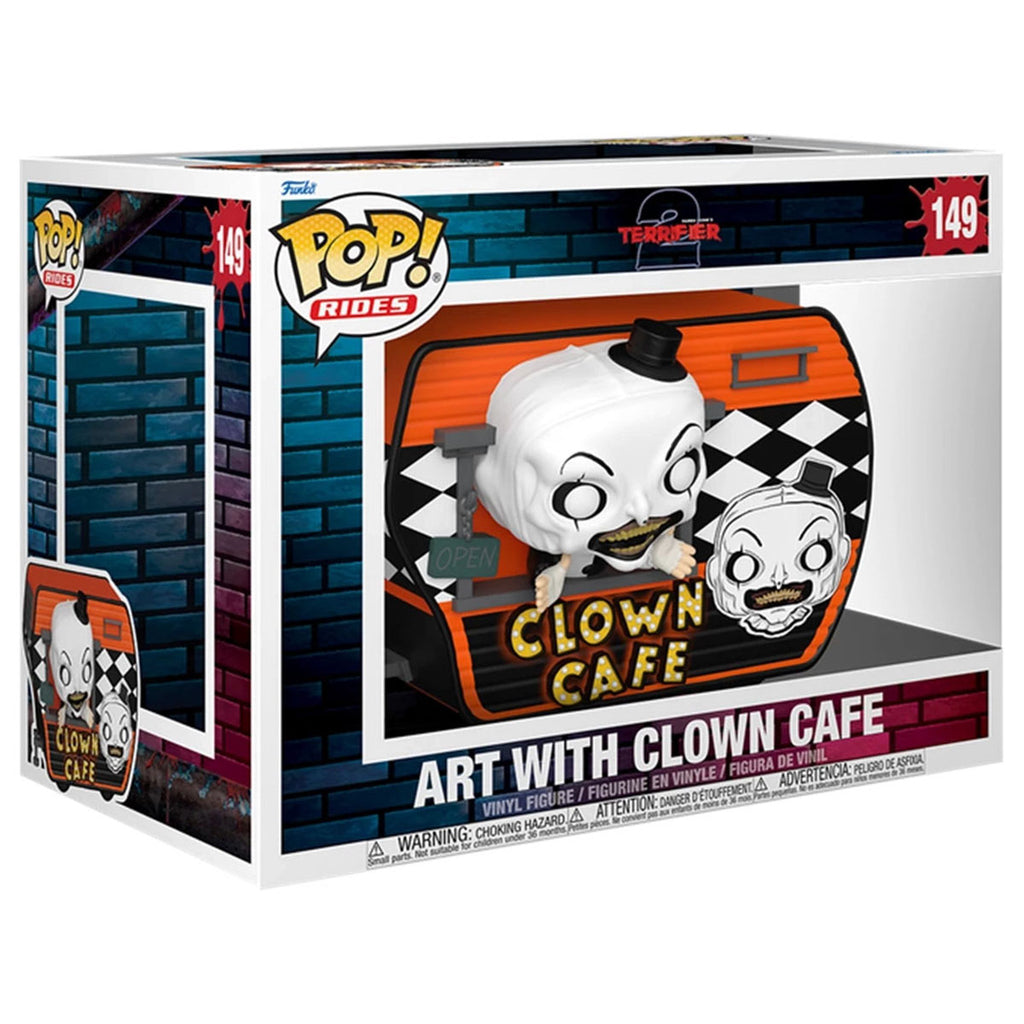 Funko Pop! Rides: Terrifier 2: Art with Clown Café Deluxe Vinyl Figure #149