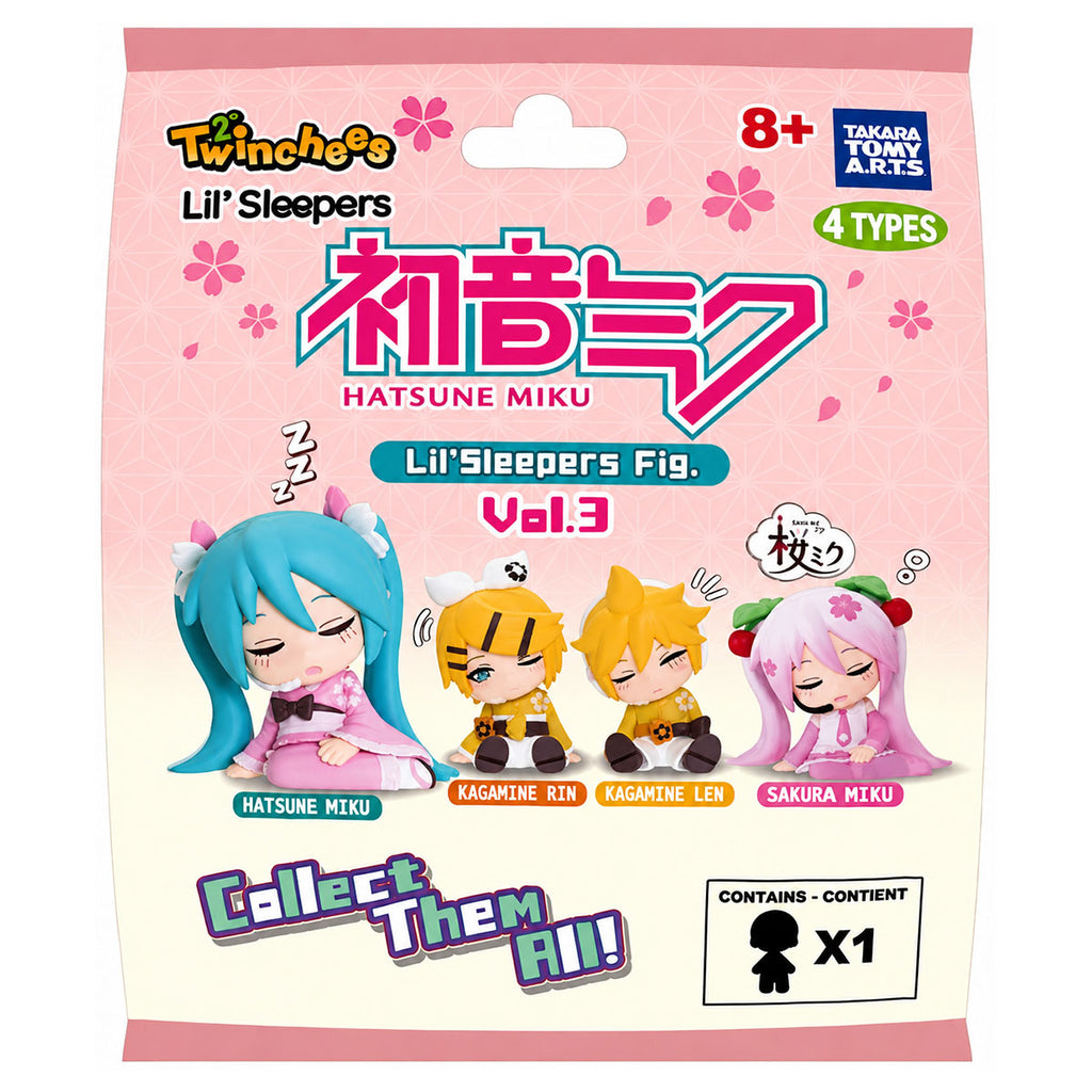 Twinchees Hatsune Miku Lil' Sleepers Figure Vol 3 (styles vary)