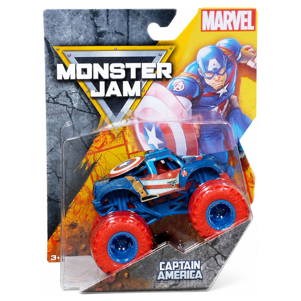 Monster Jam Marvel Captain America Truck