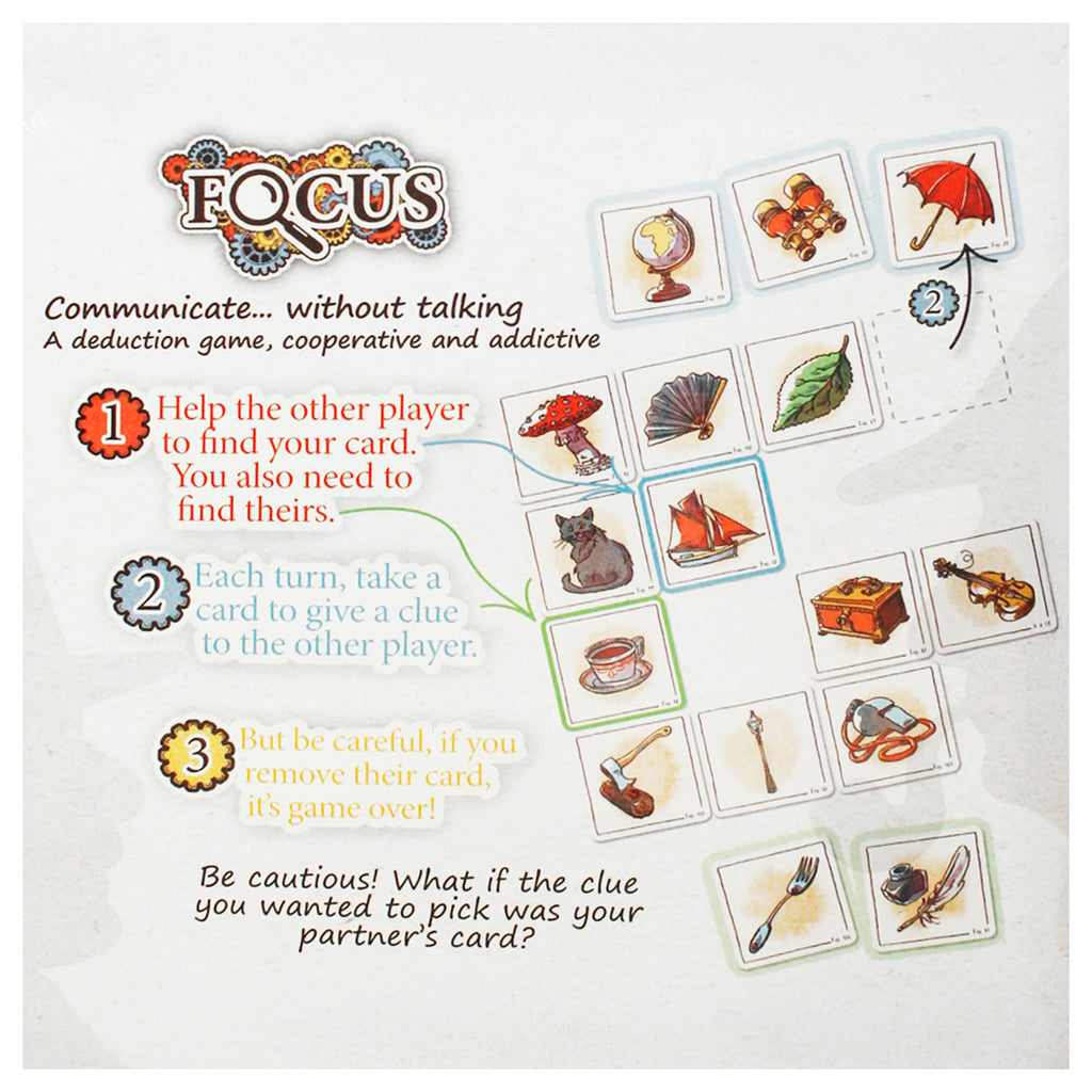 Focus fast paced tabletop game