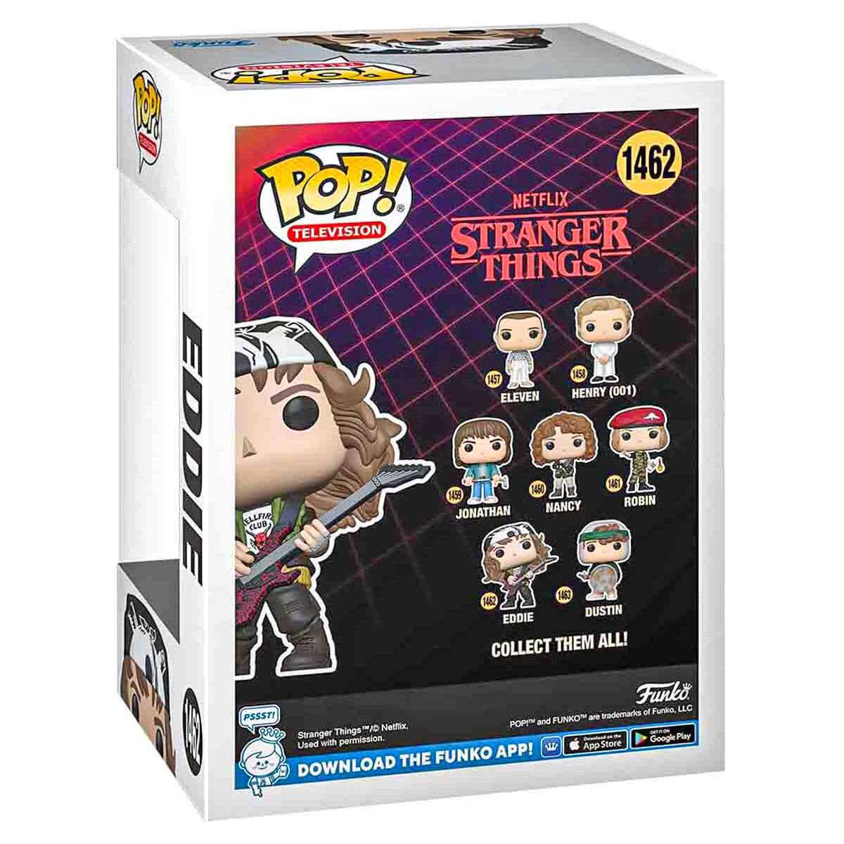 Funko Pop! Television: Stranger Things Season 4 Finale: Eddie (Guitar) Vinyl Figure #1462