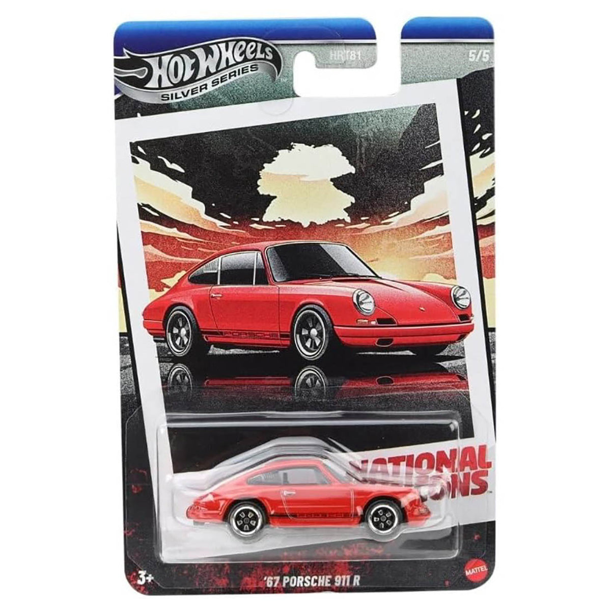 Hot Wheels Silver Series: National Icons: '67 Porsche 911 R Car (5/5)