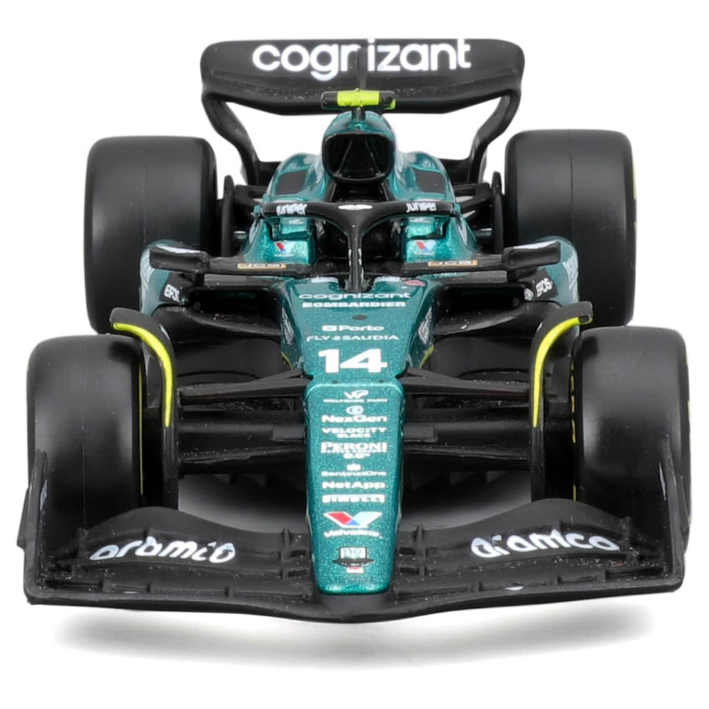 Bburago Aston Martin F1 AMR23 2023 Alonso 1:43 Race Car