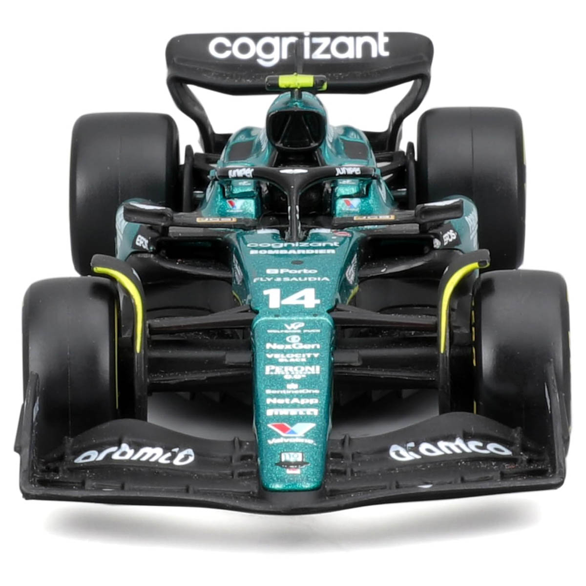 Bburago Aston Martin F1 AMR23 2023 Alonso 1:43 Race Car