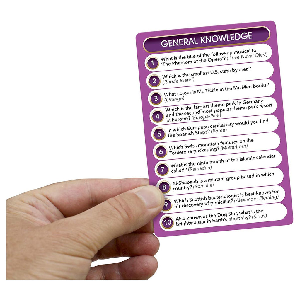 Top Trivia Cards - General Knowledge 