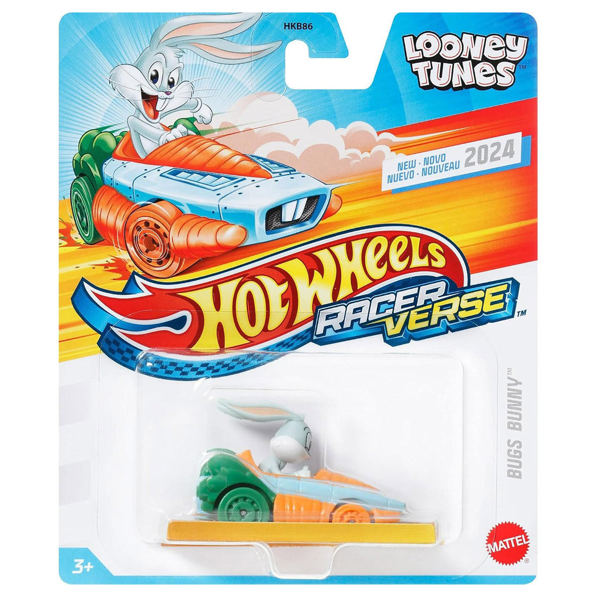 Hot Wheels Racer Verse Looney Tunes Bugs Bunny Vehicle