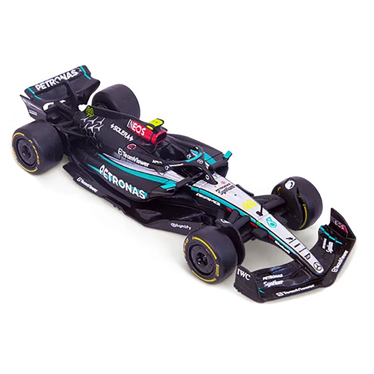 Bburago 1:43 F1 W15 Mercedes AMG 2024 Lewis Hamilton Race Car