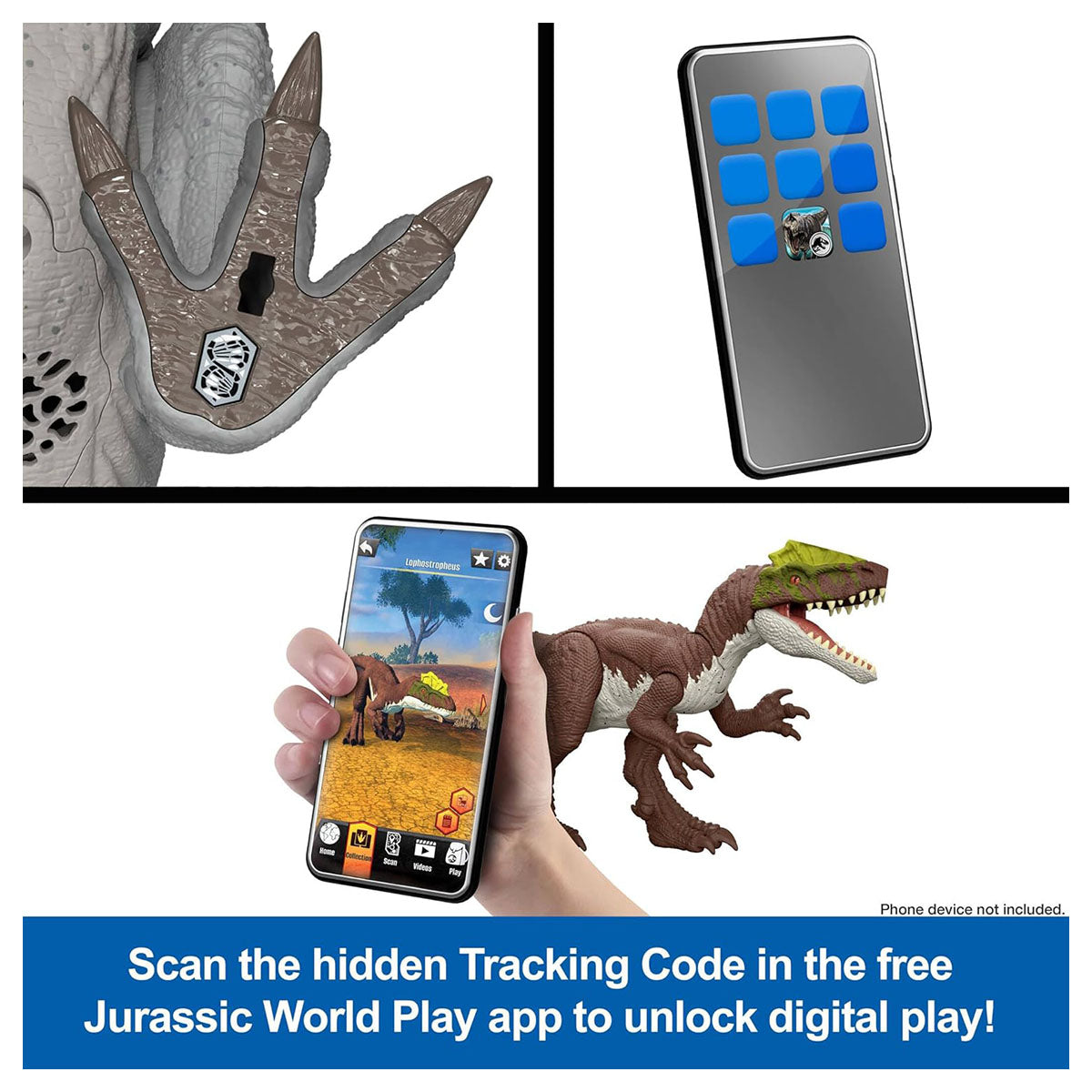 Jurassic World Charge 'N Chomp Carnotaurus Figure