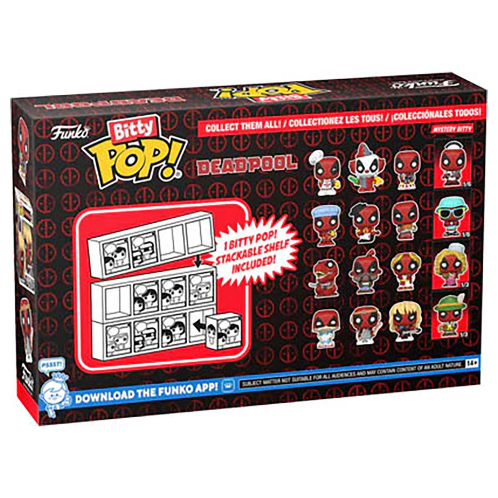Funko Bitty Pop! Marvel Deadpool Mini Figures Series 3 (4 Pack)