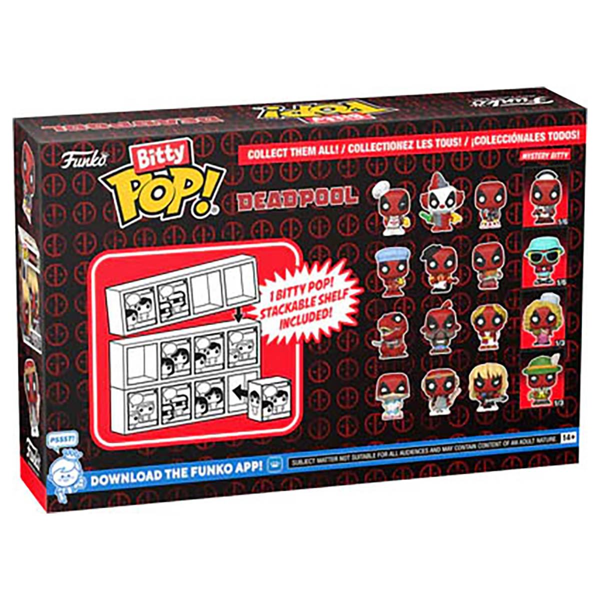 Funko Bitty Pop! Marvel Deadpool Mini Figures Series 3 (4 Pack)