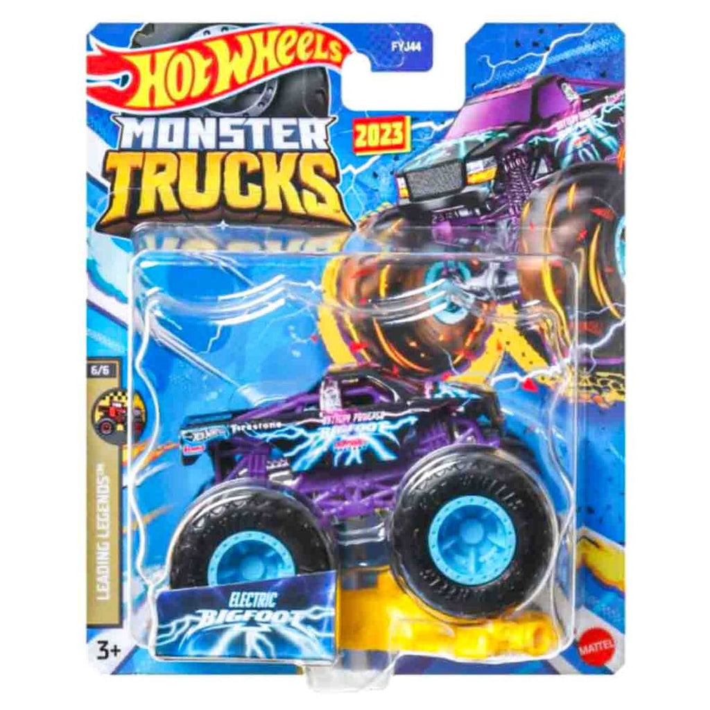 Hot Wheels Monster Trucks 2023: Leading Legends: Electric Bigfoot Vehicle