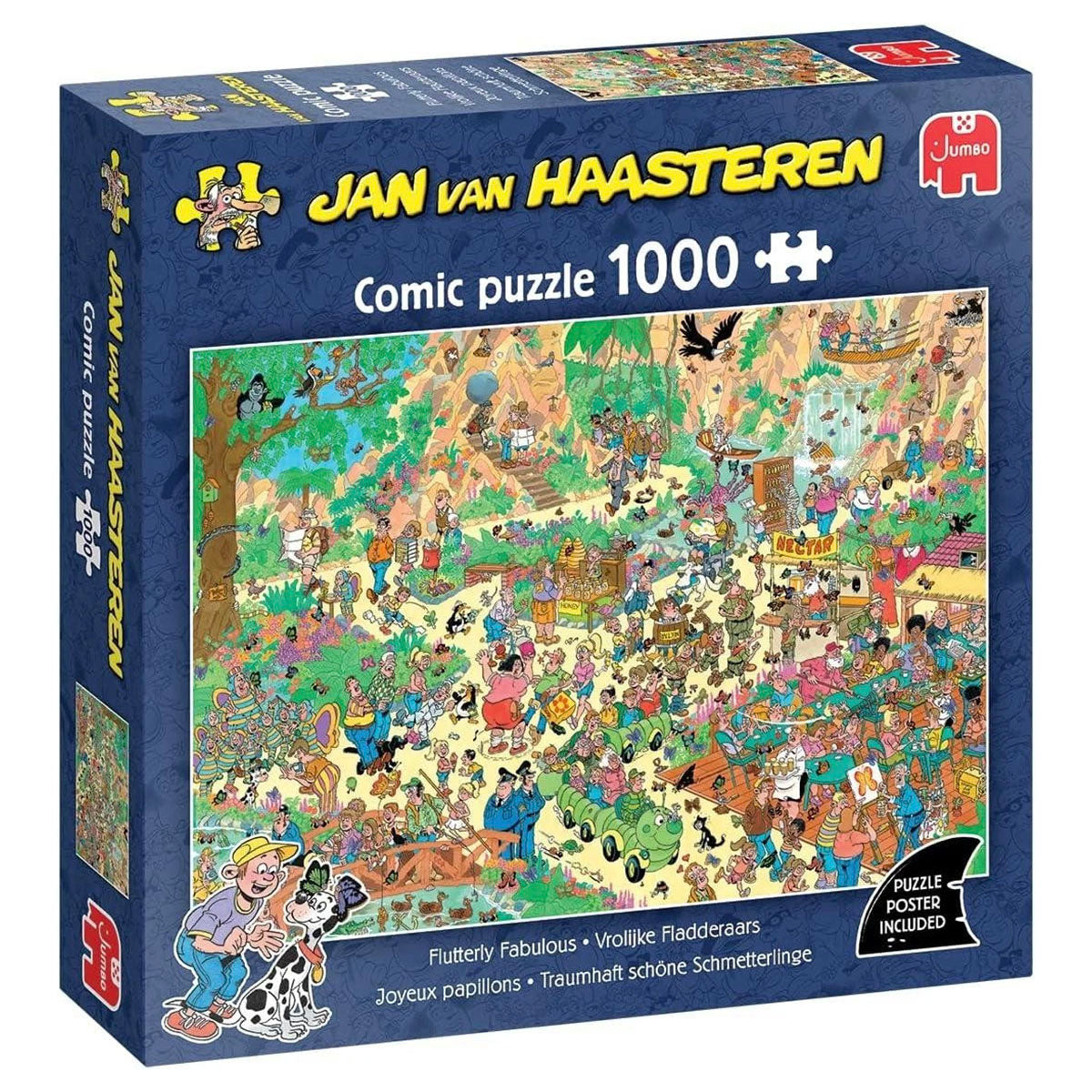 Jan Van Haasteren Flutterfly Fabulous Jigsaw Puzzle 1000 Pieces