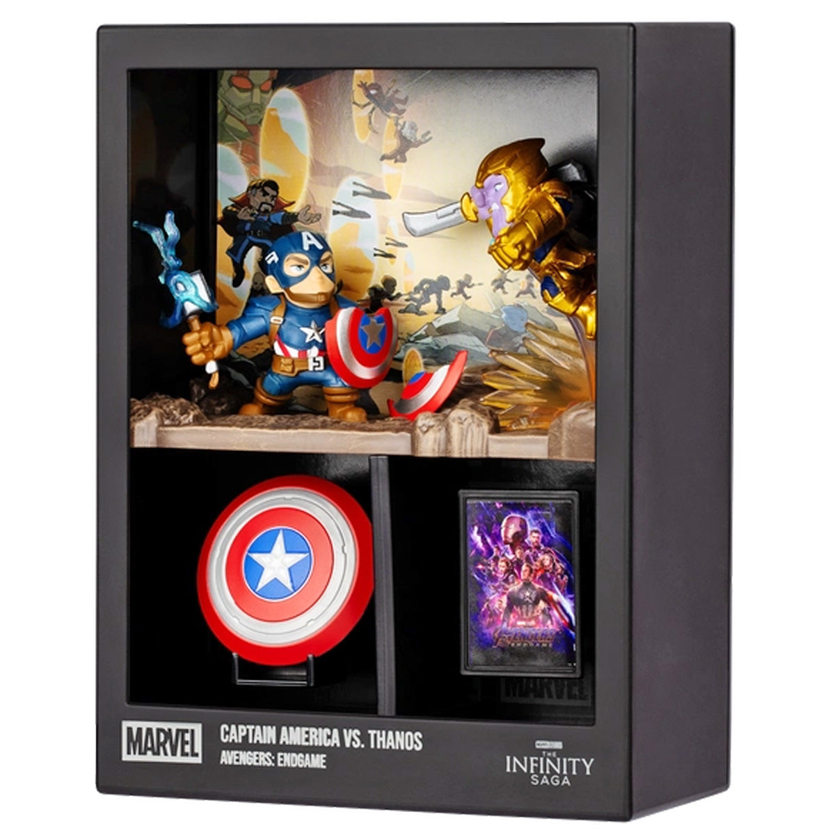 FANDROP Marvel Avengers Endgame: Captain America Vs Thanos Figures Set