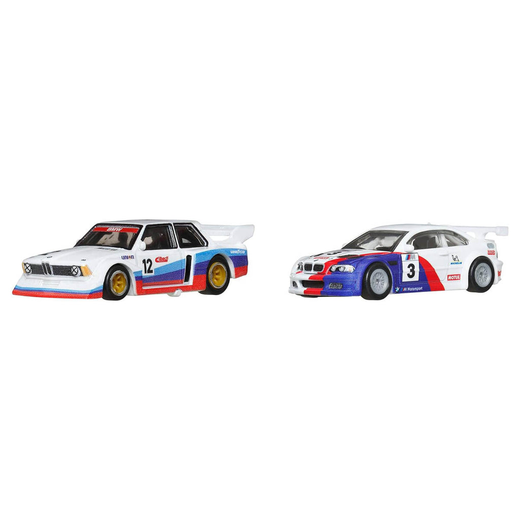 Hot Wheels Car Culture: BMW 320 Group 5 & 2001 BMW M3 GTR 1:64 Cars (2 Pack)