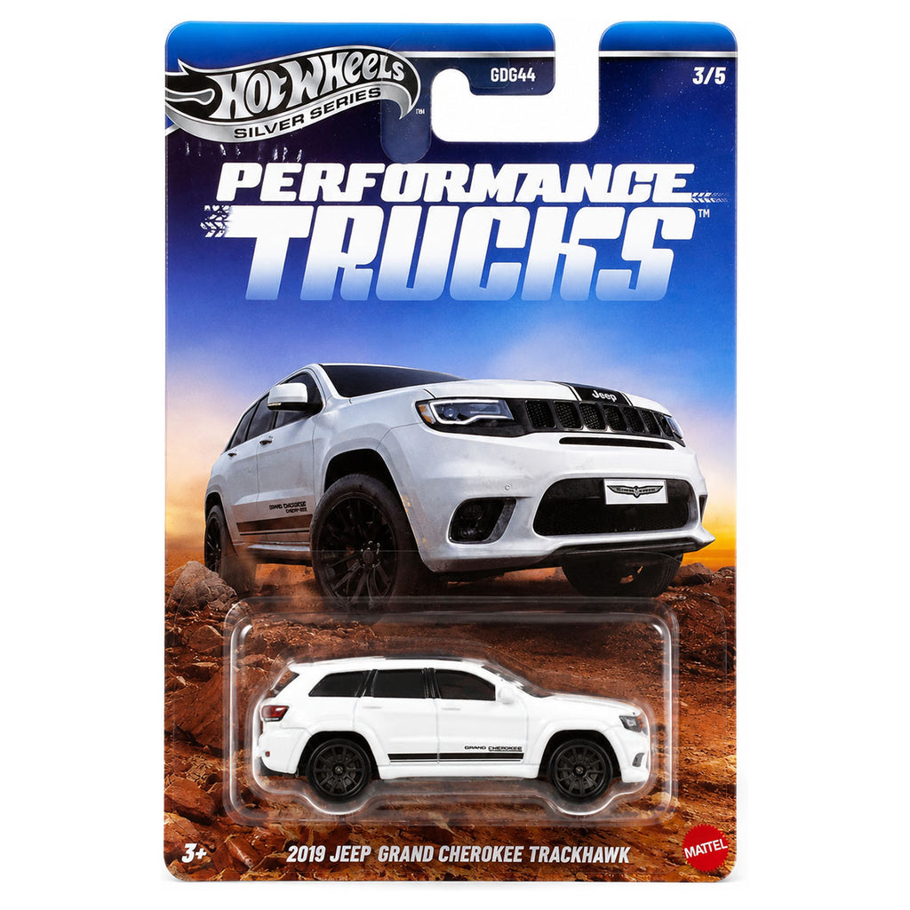 Hot Wheels Silver Series Performance Trucks 2019 Jeep Grand Cherokee Trackhawk 3/5