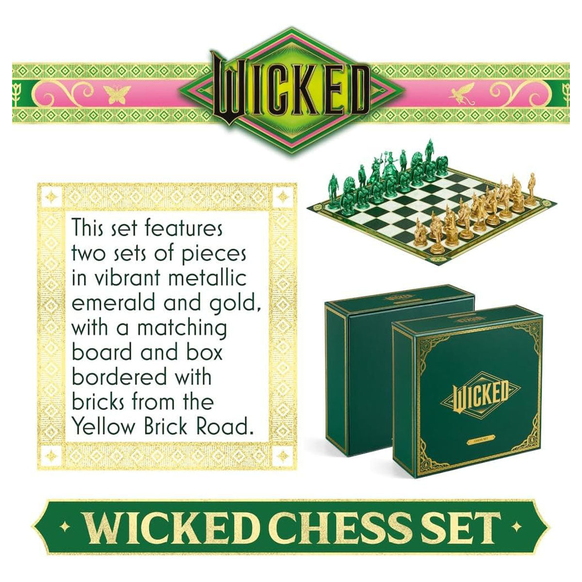 Wicked Chess Set The Noble Collection 