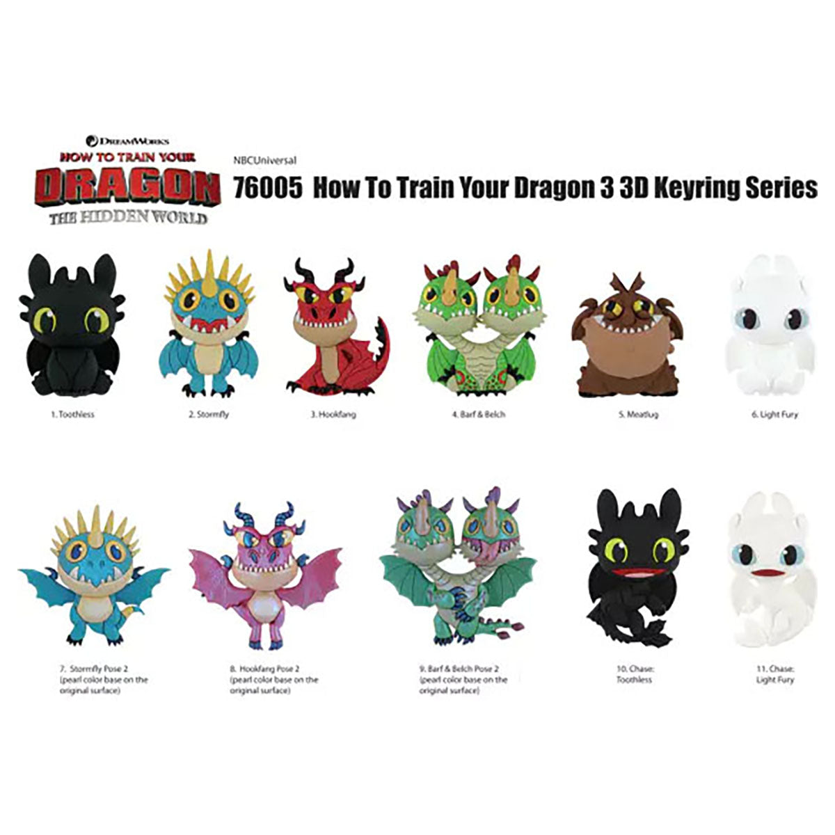 How to Train Your Dragon Figural Bag Clip (styles vary)