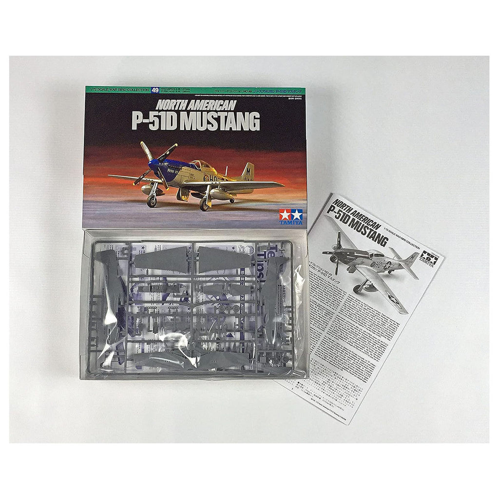 Tamiya 1/72 North American P-51D Mustang - 60749 Model Kit