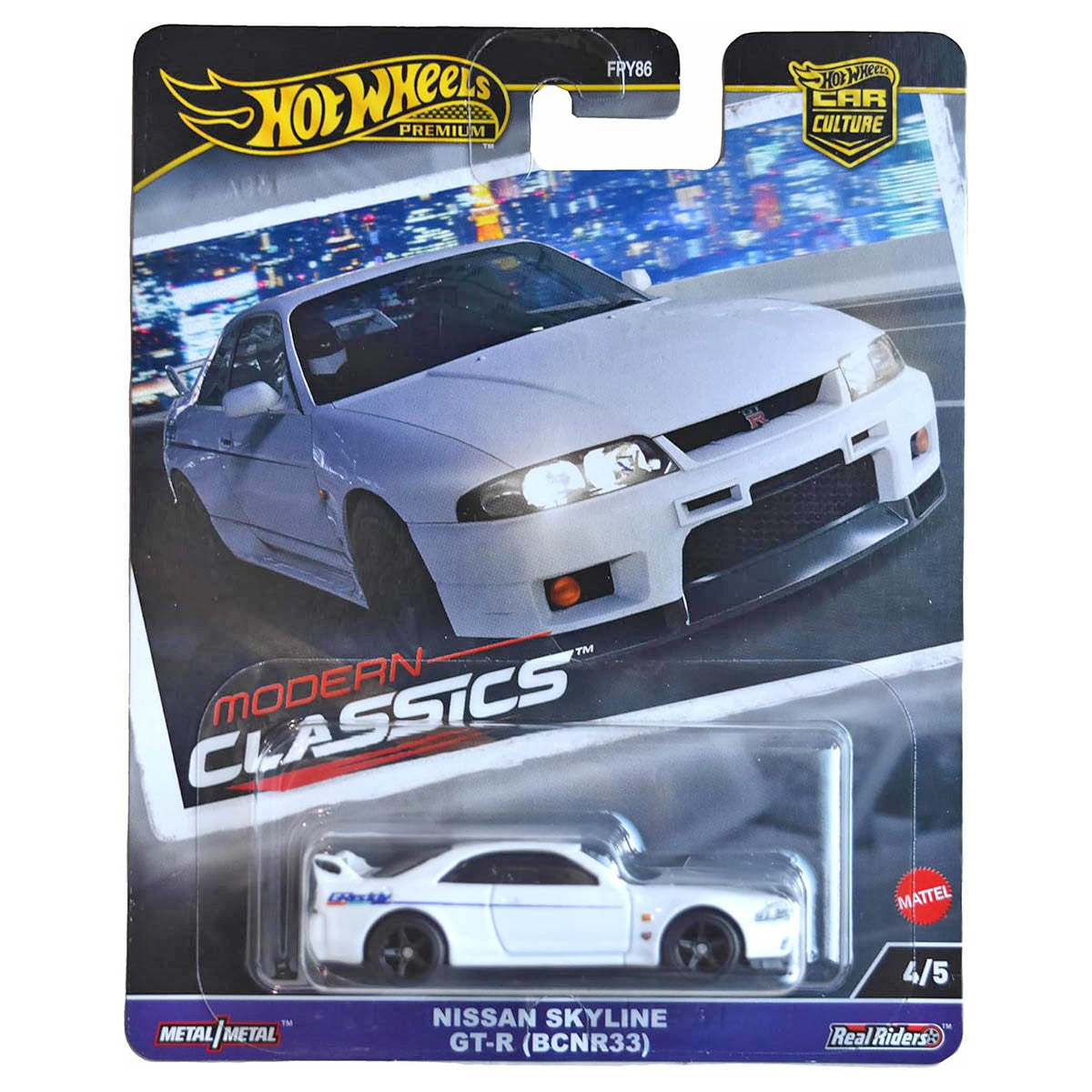 Hot Wheels Car Culture Modern Classics: Nissan Skyline GT-R 1:64 Car (4/5)