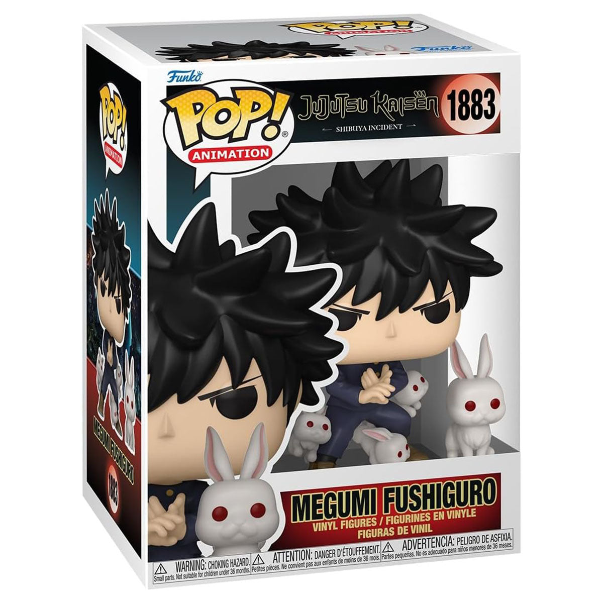 Funko Pop! Animation: Jujutsu Kaisen Megumi Fushiguru with Rabbits Vinyl Figure #1883