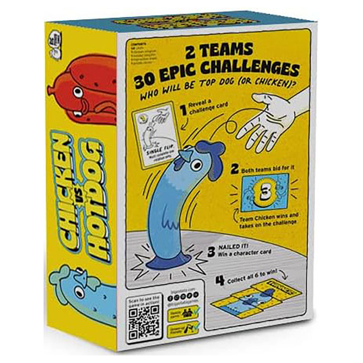 Chicken vs Hotdog fast paced family party game