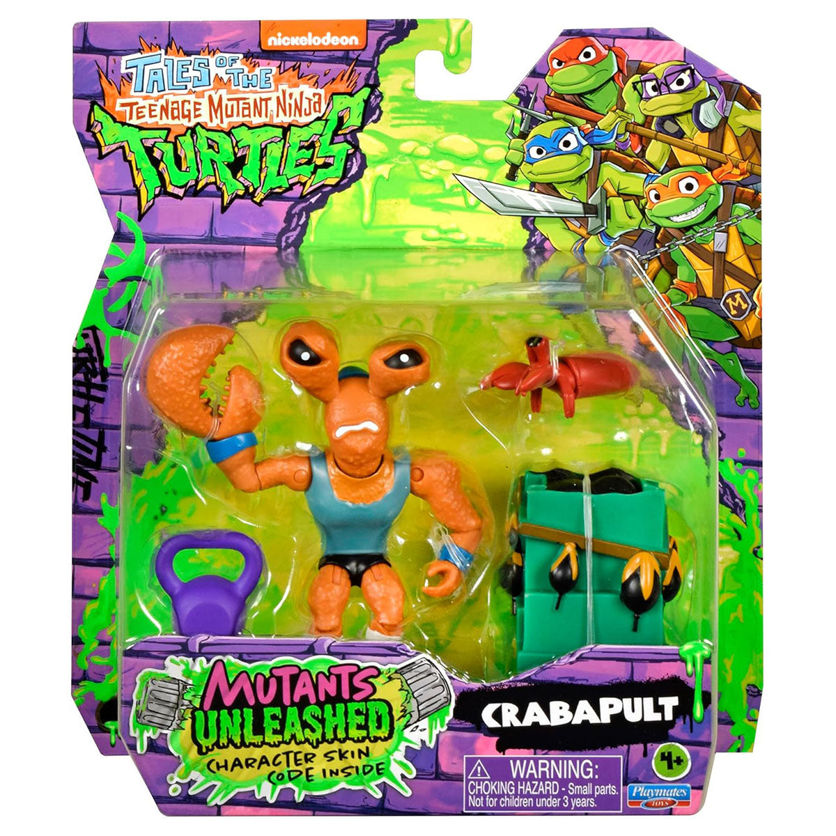 TMNT Mutants Unleashed Crabapult gaming figure
