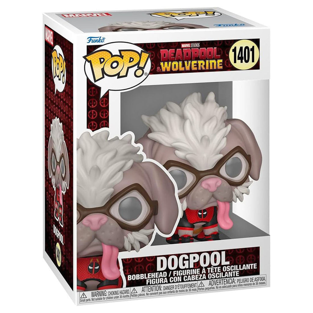 Funko Pop! Marvel: Deadpool & Wolverine: Dogpool Bobble-Head Vinyl Figure #1401