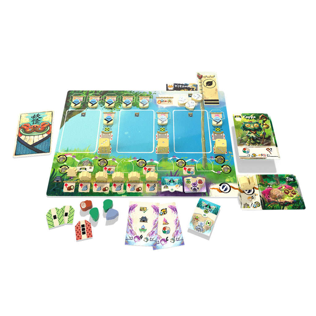 Bitoku - Mythic Spirit-Realm Strategy Board Game for 1-4 Players