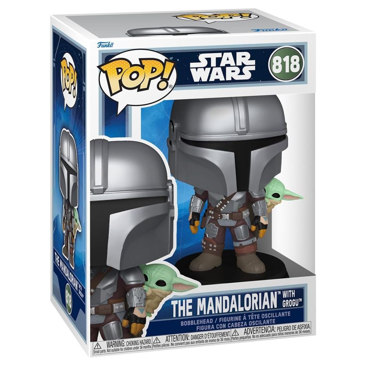 Funko POP! Star Wars The Mandalorian with Grogu Vinyl Figure