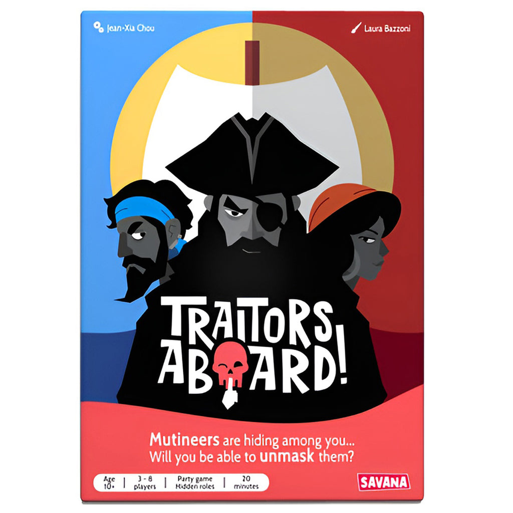 Traitors Aboard board game box front