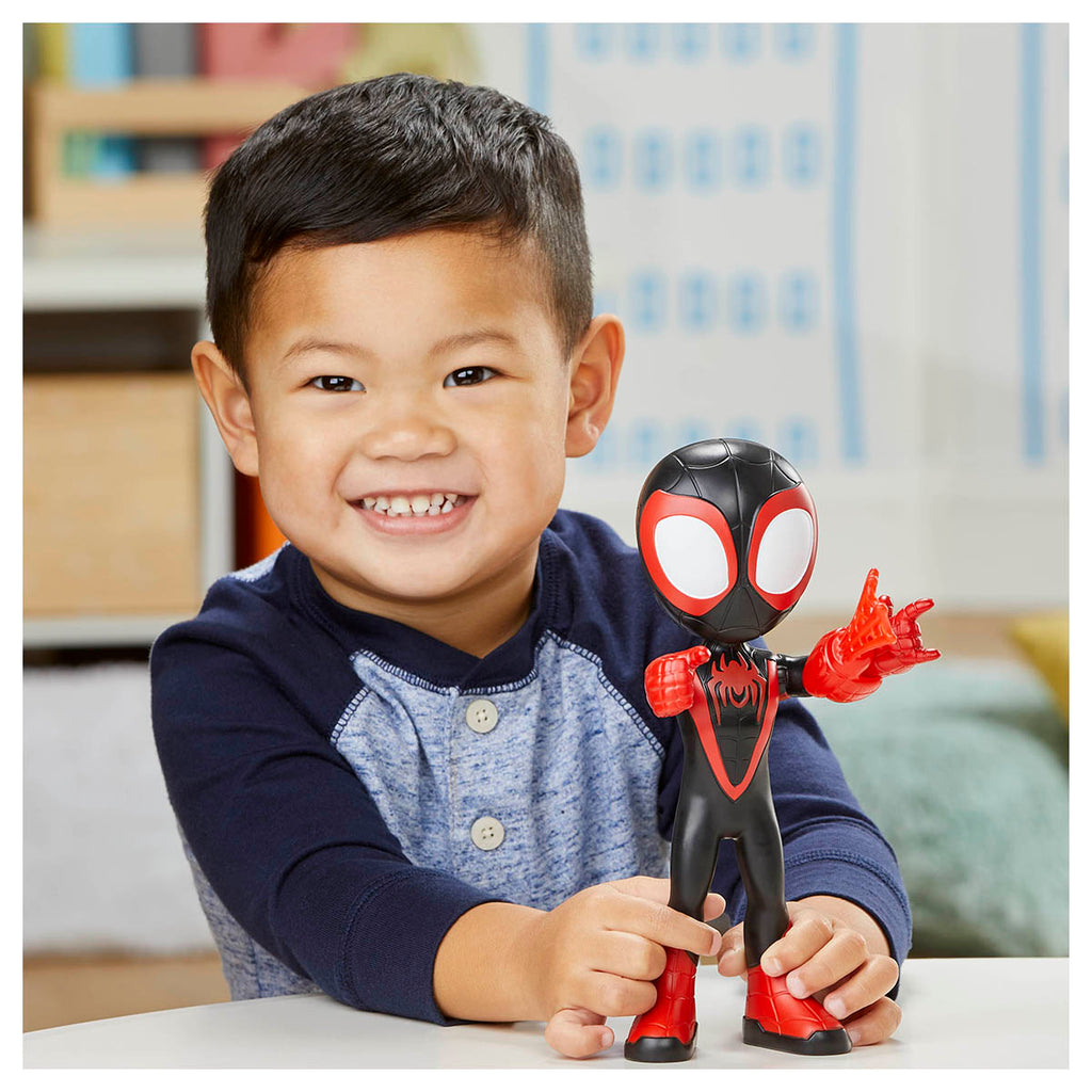 Marvel Spidey and his Amazing Friends Supersized Miles Morales: Spider-Man 9" Figure