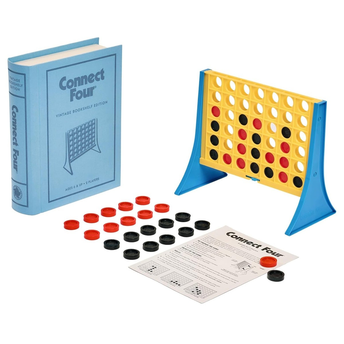 Connect 4 Vintage Bookshelf Edition