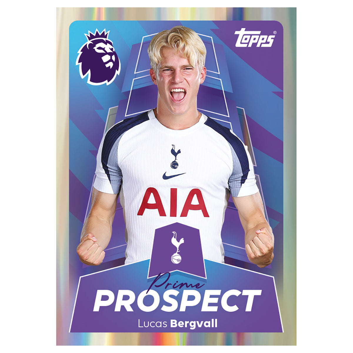 Topps football stickers foil and player designs