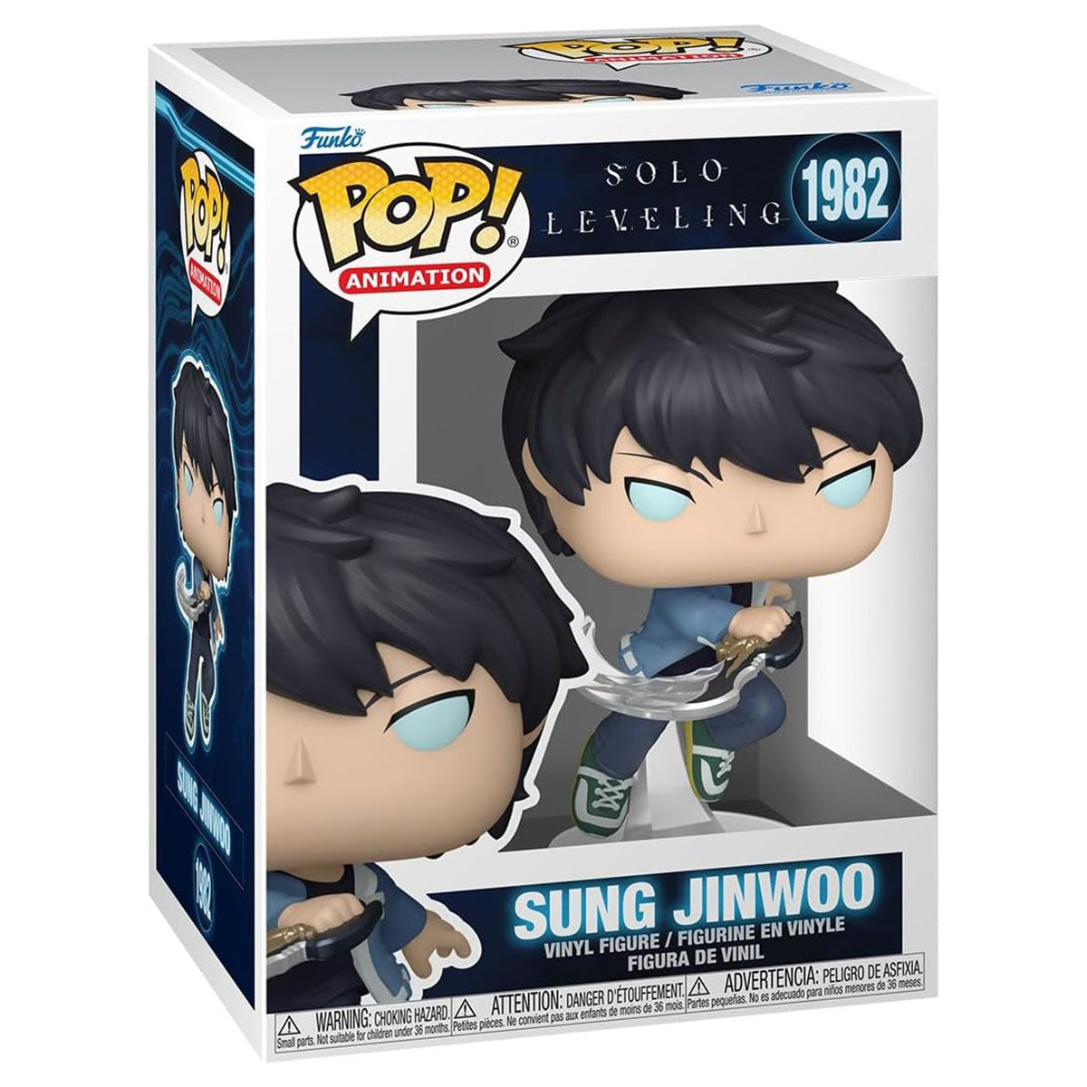 Funko Pop! Animation: Solo Leveling: Sung Jinwoo with Chase Vinyl Figure #1982