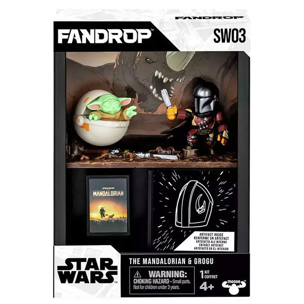 FANDROP Star Wars: The Mandalorian: Mandalorian & Grogu Figures Set