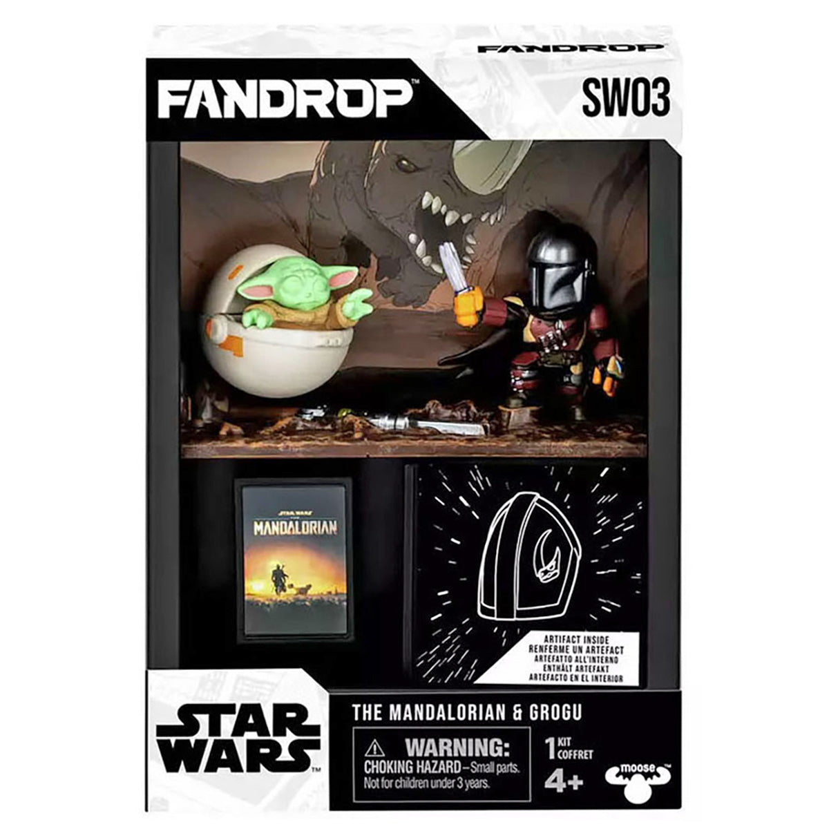 FANDROP Star Wars: The Mandalorian: Mandalorian & Grogu Figures Set