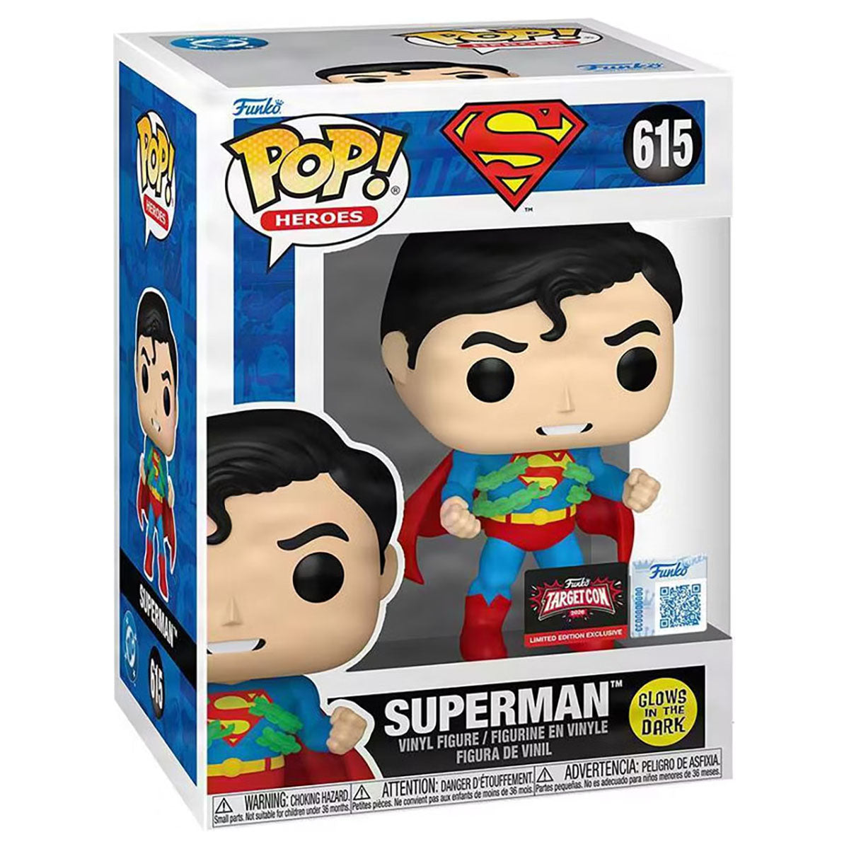 Funko POP! Superman (Breaking Chains) Glows in the Dark Vinyl Figure