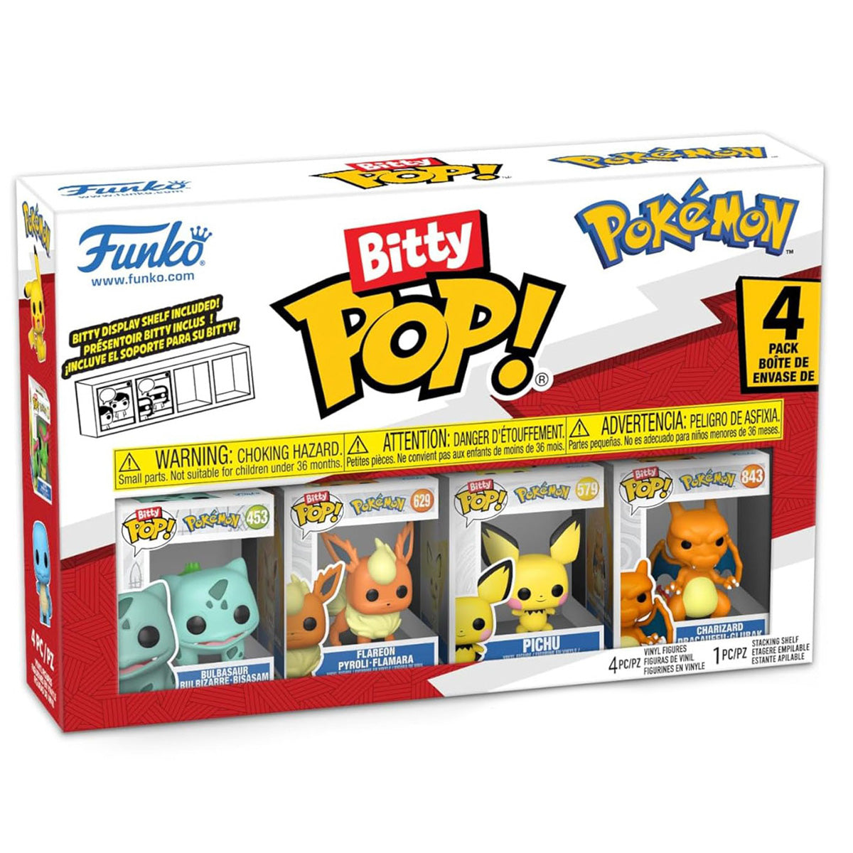 Funko Bitty Pop! PokÃ©mon Mini Figures Series 3 (4 Pack)