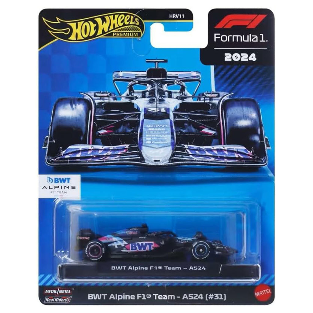 Hot Wheels Formula 1 2024: BWT Alpine F1 Team A524 (#31) Esteban Ocon