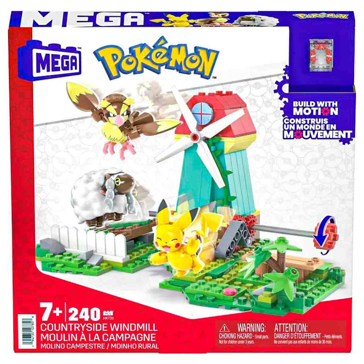 Mega Bloks PokÃ©mon Countryside Windmill Building Set
