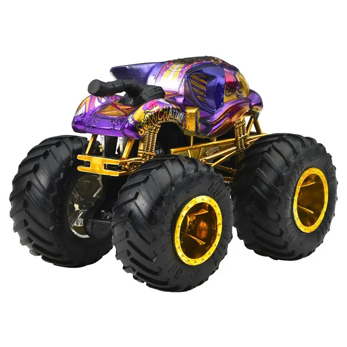Hot Wheels Monster Trucks Trophy Champions Scratch Attack Vehicle